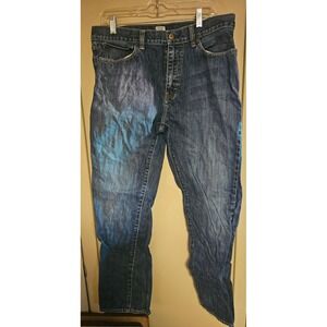 J.Crew Vintage Slim Straight Jeans Dark Wash Denim Mens 34x32